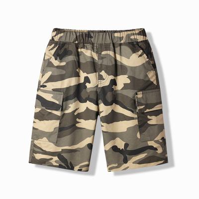 China 2021 Color Fade Proof Customized OEM Boys Wetsuits Shorts Summer Shorts Kids Camouflage Sports Shorts for sale