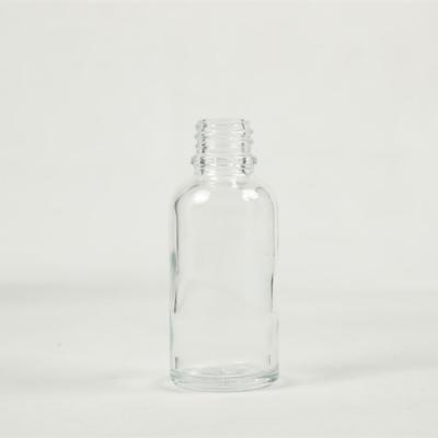 China Factory Wholesale Price Cosmetic Transparent Packaging Essential Oil Glass Bottle 50ml for sale