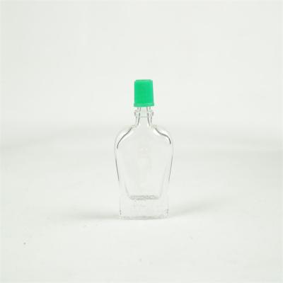 China Factory Wholesale Price Cosmetic Transparent Packaging Essential Oil Glass Bottle for sale