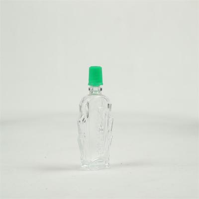 China Factory Wholesale Price Cosmetic Transparent Packaging Essential Oil Glass Bottle for sale