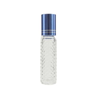 China Cosmetic Manufacturer Wholesale Transparent Molded Essential Oil Roller Glass Bottle 9ml for sale