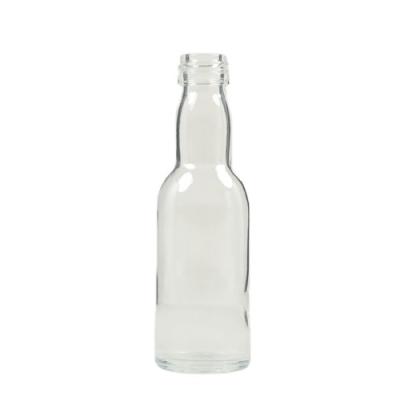 China Outstanding Beverage Quality Transparent Clear Empty Molded Glass Wine Bottle for sale