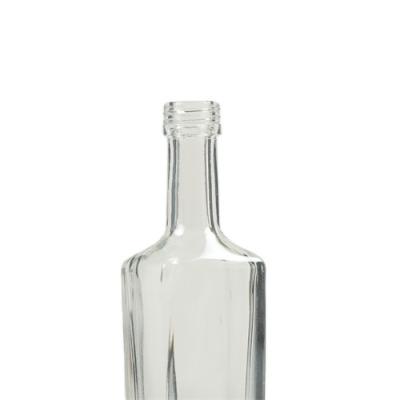 China China factory supply Beverage Mini Molded Glass Wine Bottles transparent with labels for sale