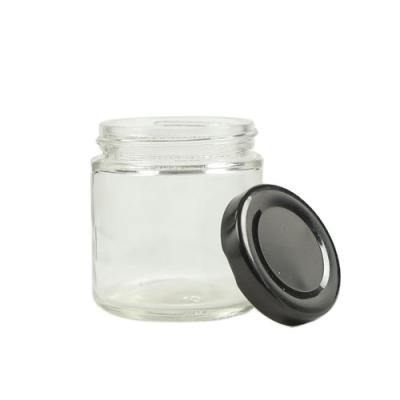 China Wholesale Food Cheap Price Clear Molded Glass Bottle Mini Jar For Candy for sale