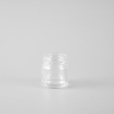 China Wholesale Food Cheap Price Clear Molded Glass Bottle Mini Jar For Candy for sale