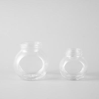 China Food Manufacturer Wholesale Transparent Molded Glass Jar For Spices Salt Containers for sale