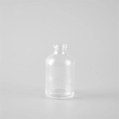 China Wholesale Medicine Cheap Price Penicillin Transparent Molded Glass Bottle 50mlA for sale