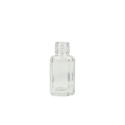 China Factory wholesale price various transparent molded glass octagonal bottle for perfume for sale