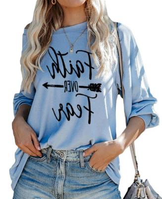 China Anti-pilling ladies shirt 2021 summer new design women fashion printed tops and casual blouses for sale