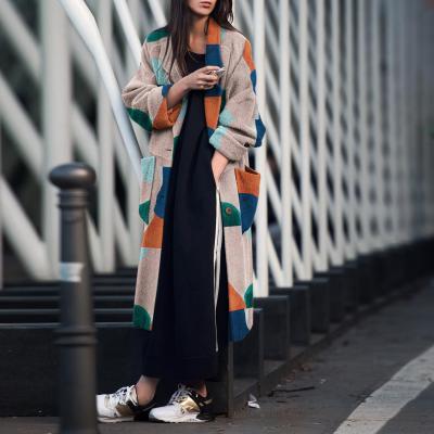 China Autumn And Winter Hot Style Loose Women's Fashion Casual Long Coat Warm Coat Long Coat for sale