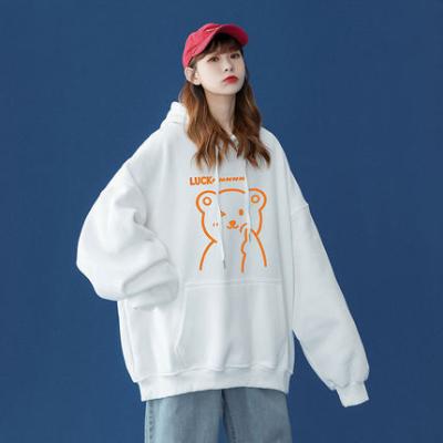 China Hot Selling Anti-wrinkle Japanese Spring and Autumn Student Women'S Hoodie Cartoon Loose Casual Hoodie for sale