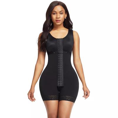 China Three-Breasted Breathable Plus Size Open Crotch Corset One-Piece Abdomen And Hips Lace Up Boxer Corset Women for sale