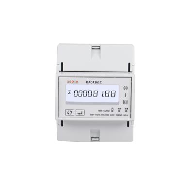 China DAC4161C Zigbee Energy Meter Single Phase Wireless Multifunctional Din Rail DAC4161C for sale