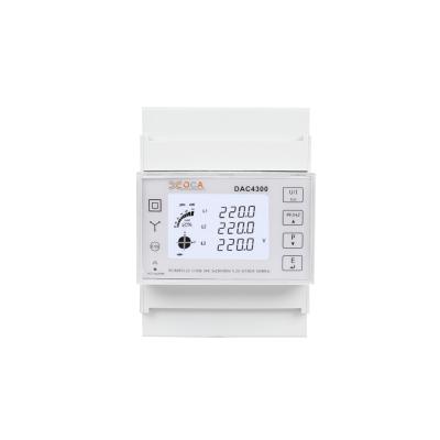 China DAC4300 1 Three Phase Pulse Output RS485 Modbus Smart Energy Meter Multifunctional Smart Meter for sale