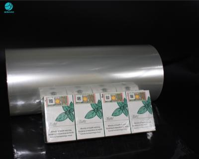 China 20 Mikrometer-klarer Zellophan Bopp-Filmstreifen für Zigaretten-Kästen über Verpackung zu verkaufen