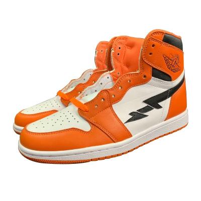 China Air AJ1 Fashion Sneakers Mens Genuine Leather Shoes Factory High OG Custom Best Quality Cushioning for sale