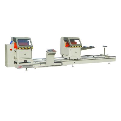 China Hung Swinging Angle System Guangzhou Jin Wang CNC Double Headed Cutting Machine For Aluminum Profile for sale