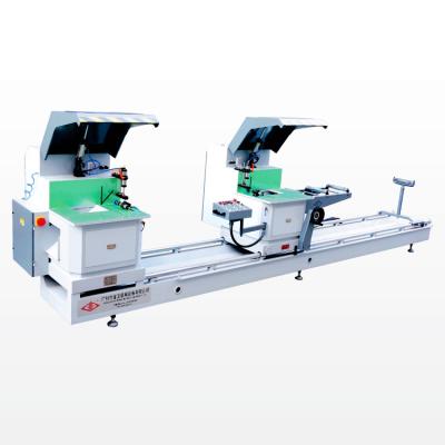 China Ultra-short 200mm CNC Material Double Head Aluminum Cutting Machine Min Cutting Length for sale