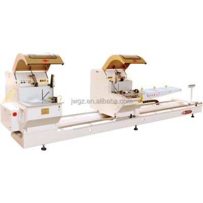 China Hotels Aluminum Profile Window And Door Double Headed Ultra Height Cutting Machine for sale