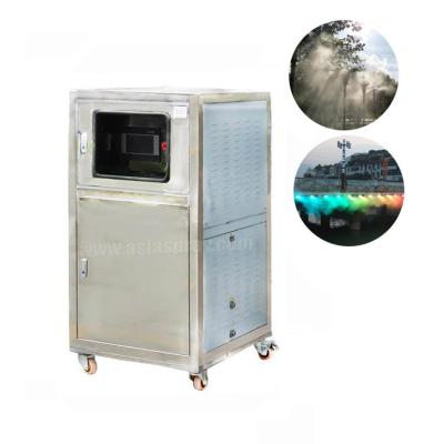 China Public disinfection deodorization humidifying greenhouses 2-100L outdoor humidity high pressure host fog cooling system fogger machine for sale