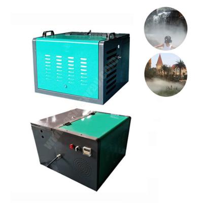 China Public Disinfection Deodorization Humidifying Mist Atomizer Fog PLC Fogger System Artificial Cold Fog Machine For Landscape Decoration Spray for sale