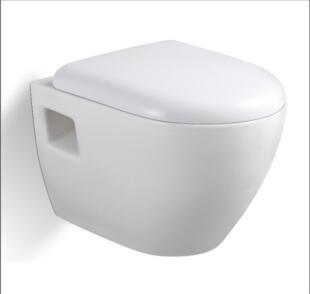 China De ronde Vorm Britse Ceramische Muur hing Toilet voor Badkamers Verborgen Reservoir Te koop