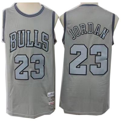 China 2022 Latest Wholesale Antibacterial Best Cheap Quality #23 Stitched USA All Team Gray Basketball Jersey Uniform for sale