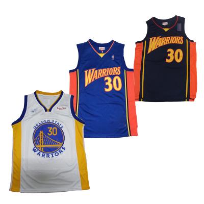 China Wholesale Best Quality Antibacterial Tank Top Basketball #30 Stephen Curry 11 Thompson Golden State City Warriors for sale