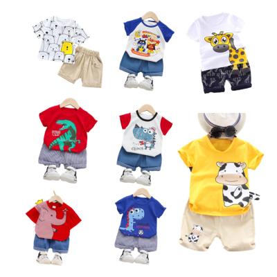 China Casual Factory Wholesale Kids Clothes Set 100 Different Designs Baby Kids Cotton Clothing Kids Clothes for sale