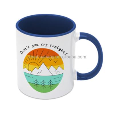 China 2022 Viable New Arrival Custom Made European Modern Coffee Mugs 11oz Porcelain Color Custom Coffee Mugs For Printing for sale