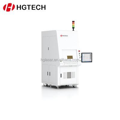 China Laser Marking HGTECH 355 nm 20w Laser Spark UV 3d Crystal Laser Engraving Machine Price for sale