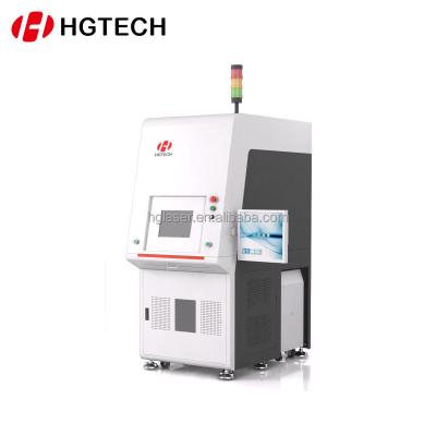 China Laser Marking HGTECH UV Psoriasis 355 Nanometer 20w PCB Laser Cutting Machine Price for sale