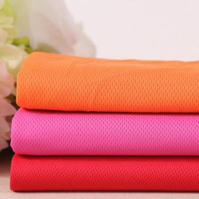 China Huzhou Polyester Anti-static Wholesale Dri Adjustment Bird's Eye Mesh Fabric for sale