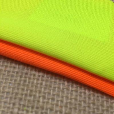 China Flame Retardant Polyester Knit High Visibility Neon Reflective Fabric For Clothing for sale