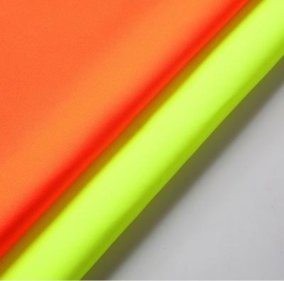 China Safety Vest Shrink-Resistant Polyester 100 Fabric Reflective Knit for sale