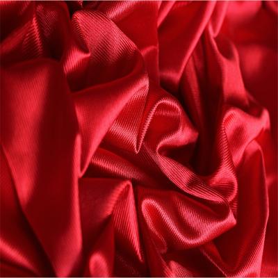 China Huzhou Factory Knit Tear-Resistant Plain Shine Shiny Fabric Sportswear for sale