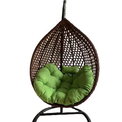 China Modern Hot Sale Rattan Egg Chair Leisure Rattan Patio Swing Chair Outdoor Hanging for sale