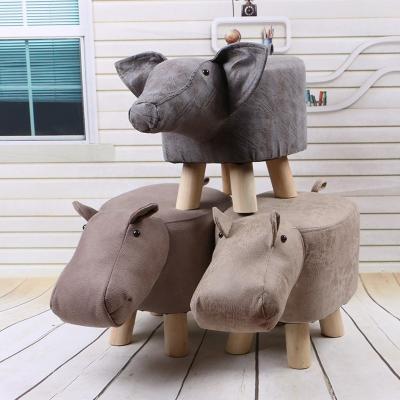 China A-018 High Quality Modern Cartoon Home Fabric Sneaks Kids Furniture Sofa Living Room Stools for sale