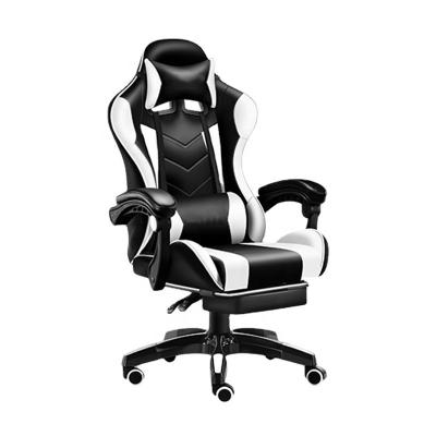 China Other Factory FC-015 Hot Selling Revolving Black PU Leather Gaming Chair Shilla Gamer Office Computer Racing for sale