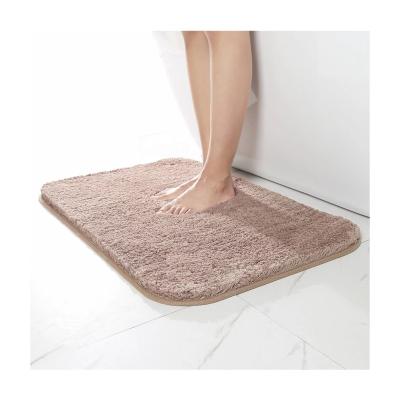 China CA-001 Household Washable Super Absorbent Non-slip Mat Bathroom Rug Soft Bath Mat Mat for sale