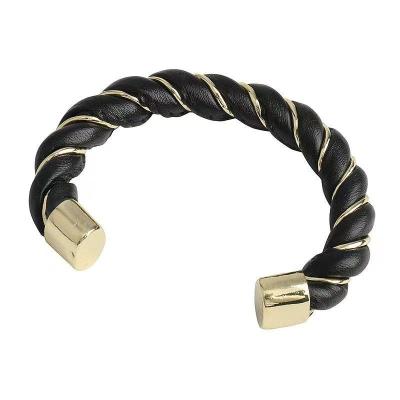 China Hiphop Hiphop Fasion Rope Leather Multilayer Braided Bracelets For Men Women Wristbands for sale