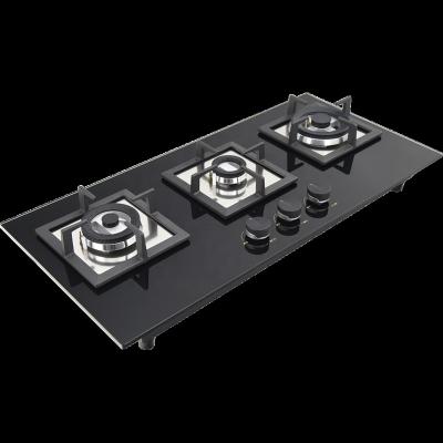 China Household Hot Sale 3 Burner Kitchen Safety Device Gas Cooker for sale