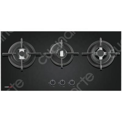 China New Household Trend Glass Gas Hob Gas Cooker With Safety Device for sale