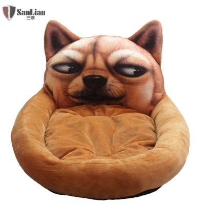 China Viable Pet Shop Wholesale Hot Sale Factory Sanlian Dog Cat Products 3D Model Small Pet Cat Bed for sale