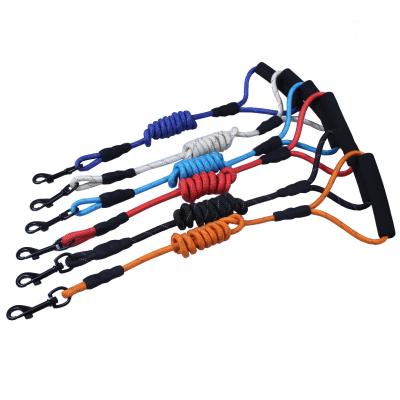 China Multifunctional High Level Rope Pet Dog Leash Padded Collars And Leashes With Foam Handle Wholesales for sale