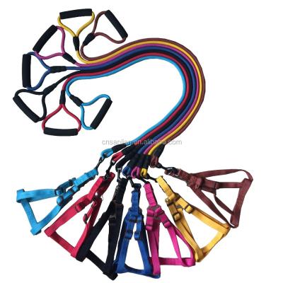 China Factory Best Selling Padded Pet Products Cable Leash PP Rope Dog Leashes And Harness for sale