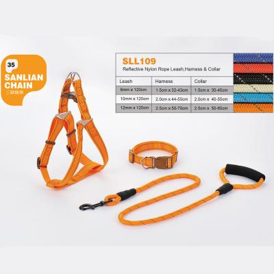 China High Quality And Low Price Collar Dog Pet Wholesale Products Padded Reflective Harnesses And Leashes for sale