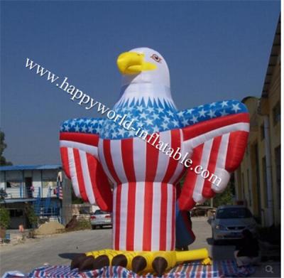 China Giant inflatable eagle, with American flag theme for sale