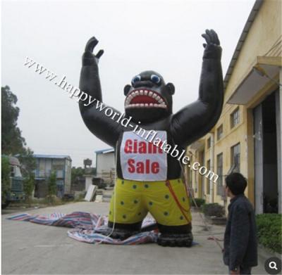 China Giant inflatable gorilla advertising sales for sale