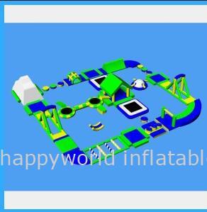 China inflatable floating obstacle , inflatable water sport , giant water park for sale